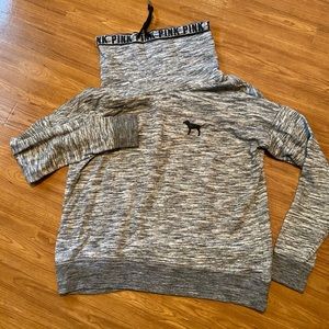 PINK cowel neck sweatshirt